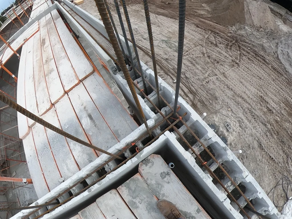 CMU wall framing system (Inspections by DOP Engineering)