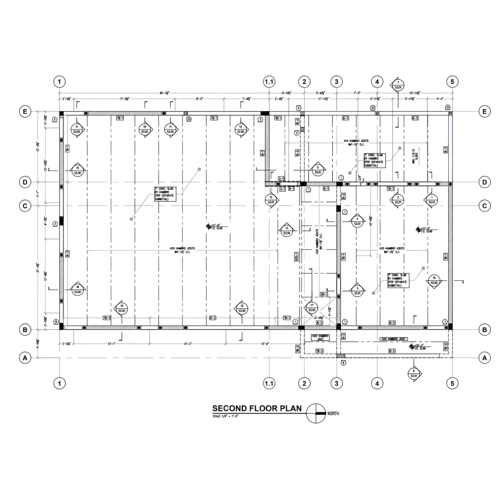 Second Floor Plan. (Produced by DOP Engineering)