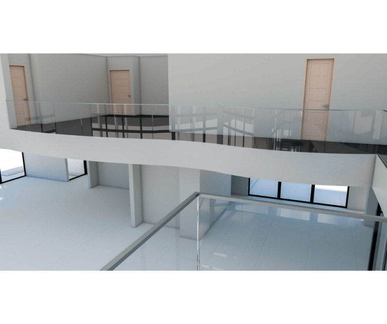 Cantilever Stair and Glass Railings