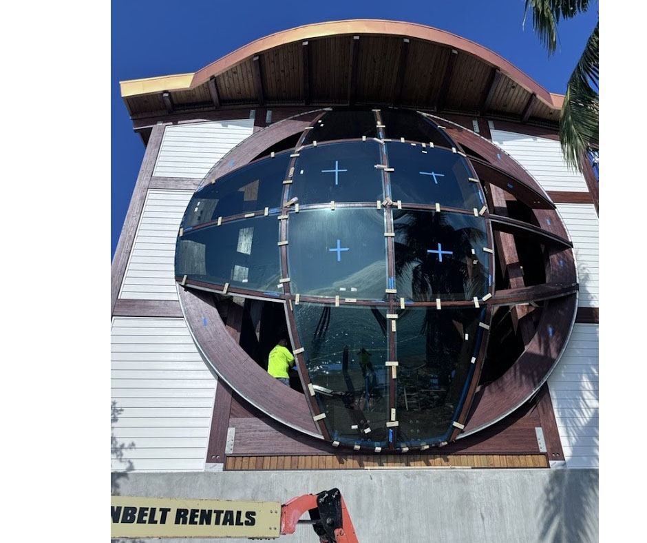 Custom Curved Glazing System 2