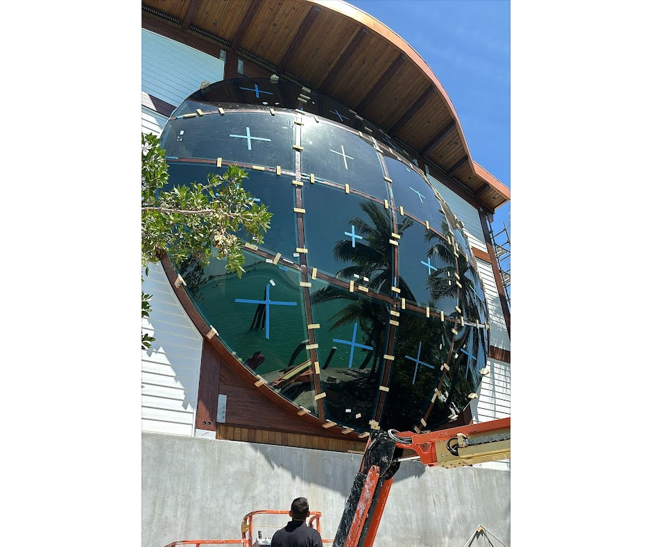 Custom Curved Glazing System 3