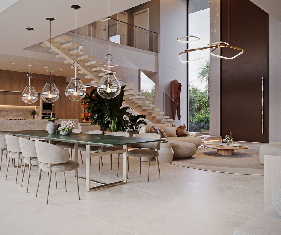 Structural features of a Miami home