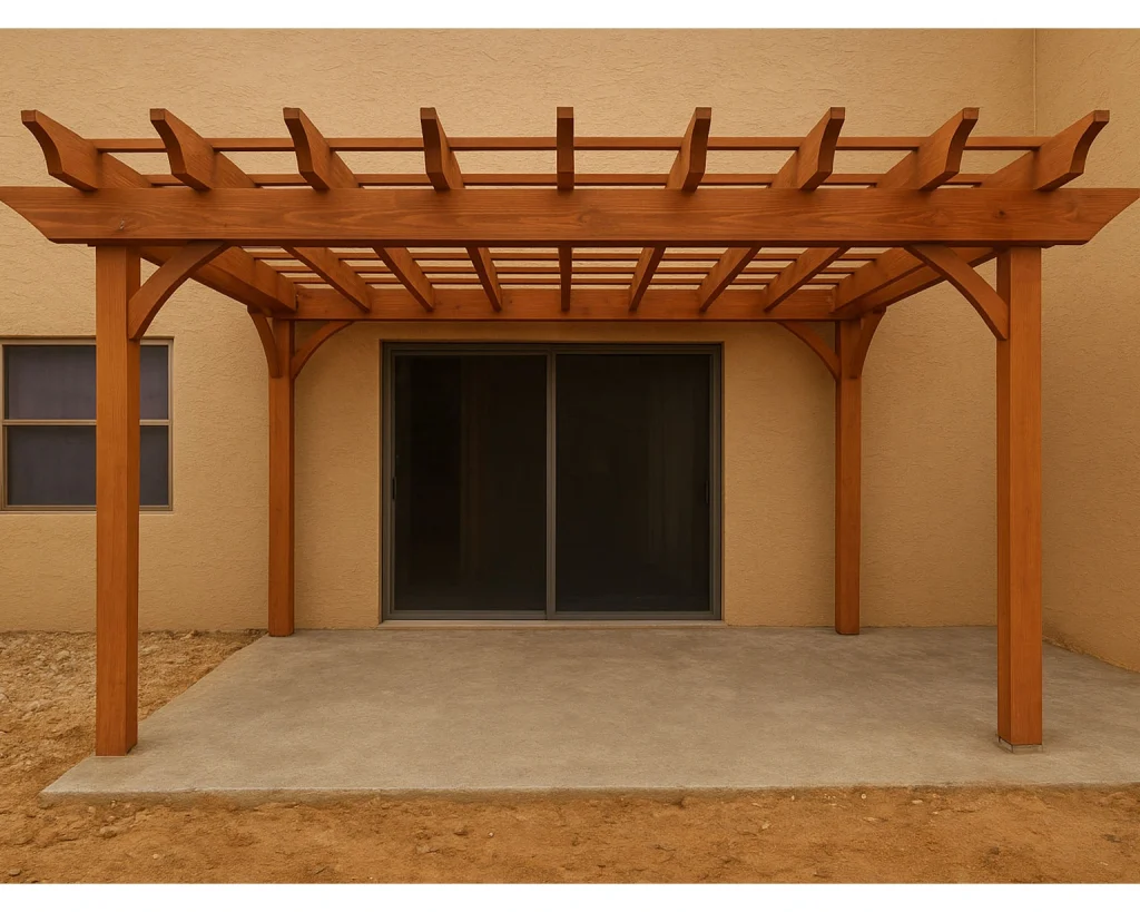 Wood Pergola Structural Design